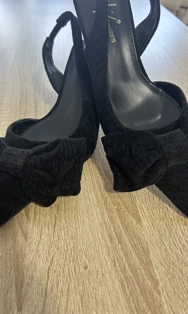 Zapato Lazo Antelina/Negro
