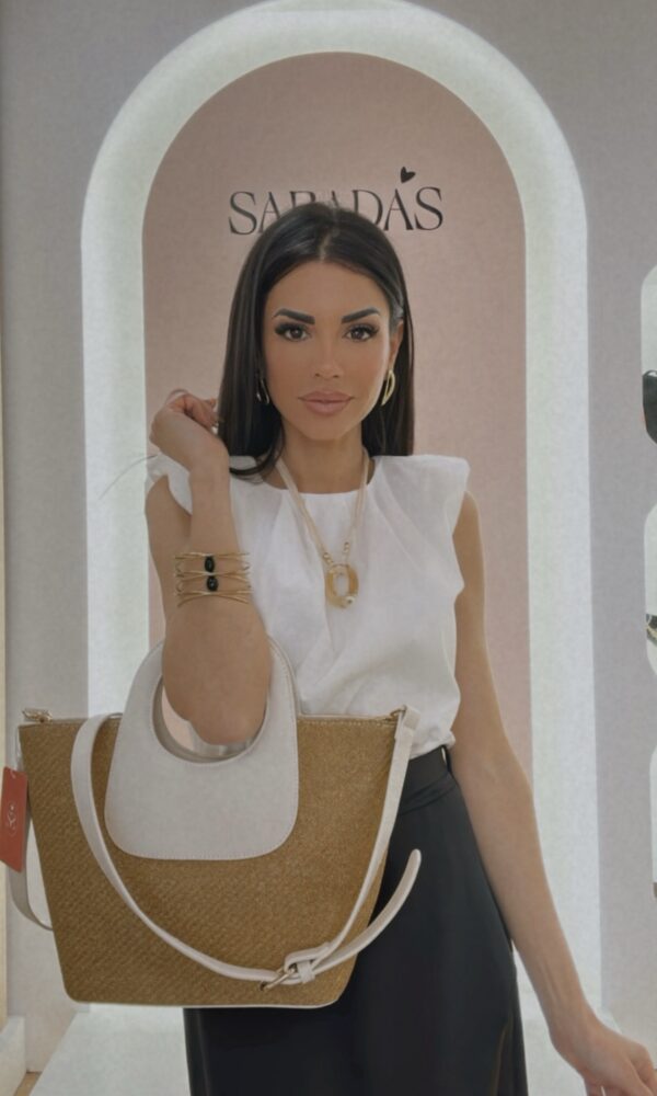 Bolso Combindo Crema