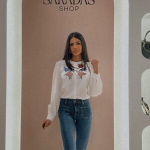 Camisa Algodón Bordada - Imagen 2