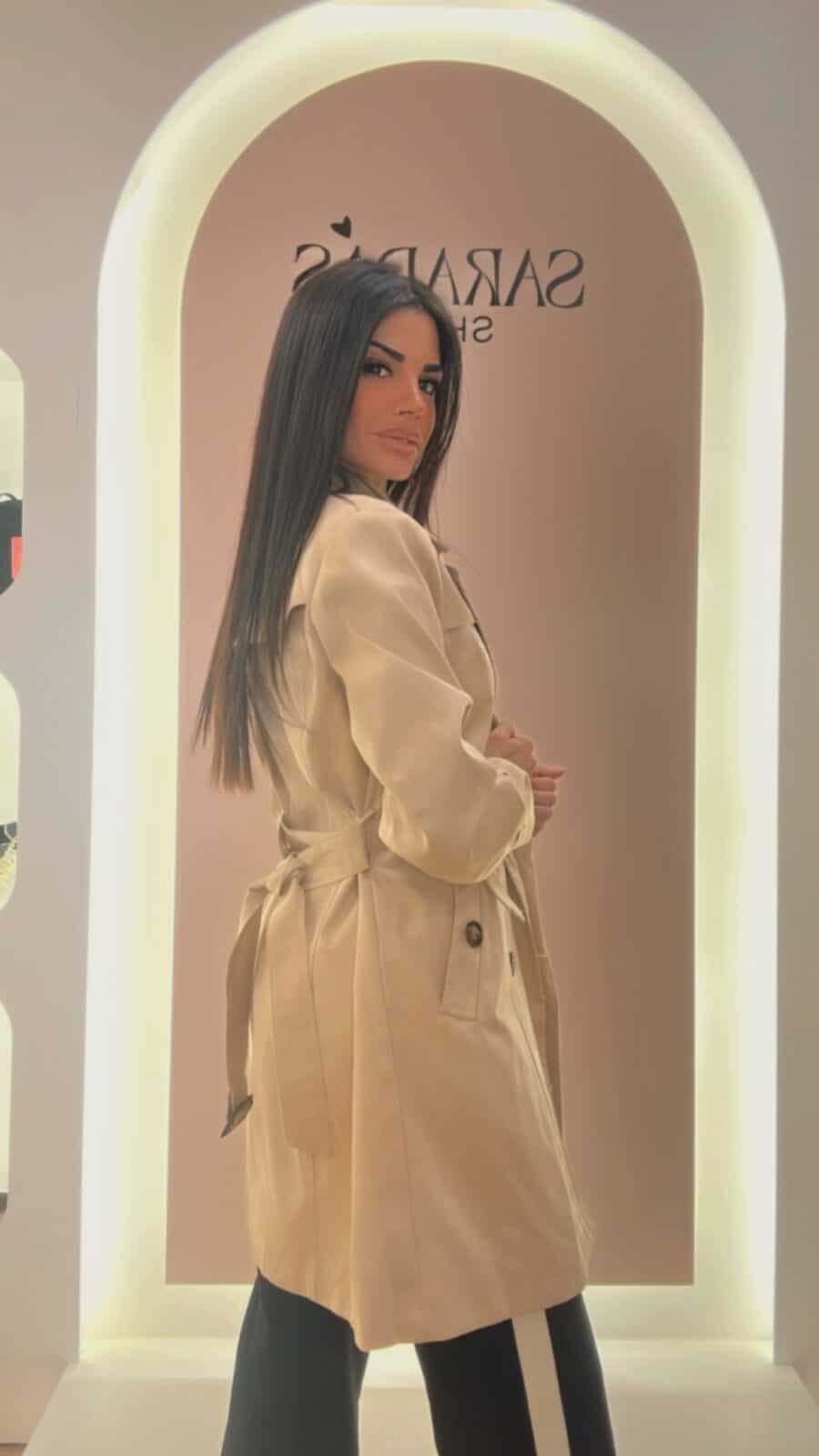 Gabardina Trench Camel - Imagen 2