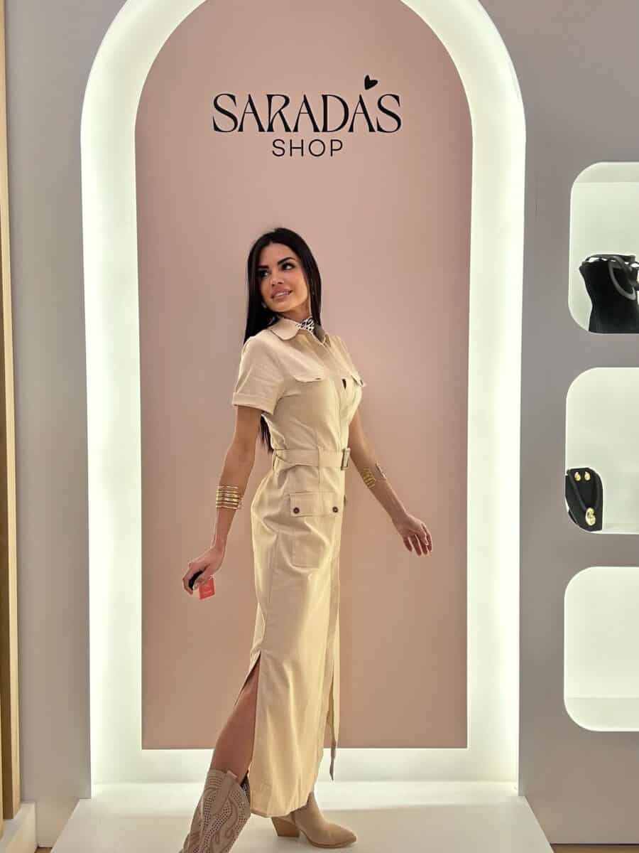 Vestido Safari Lino - Imagen 3