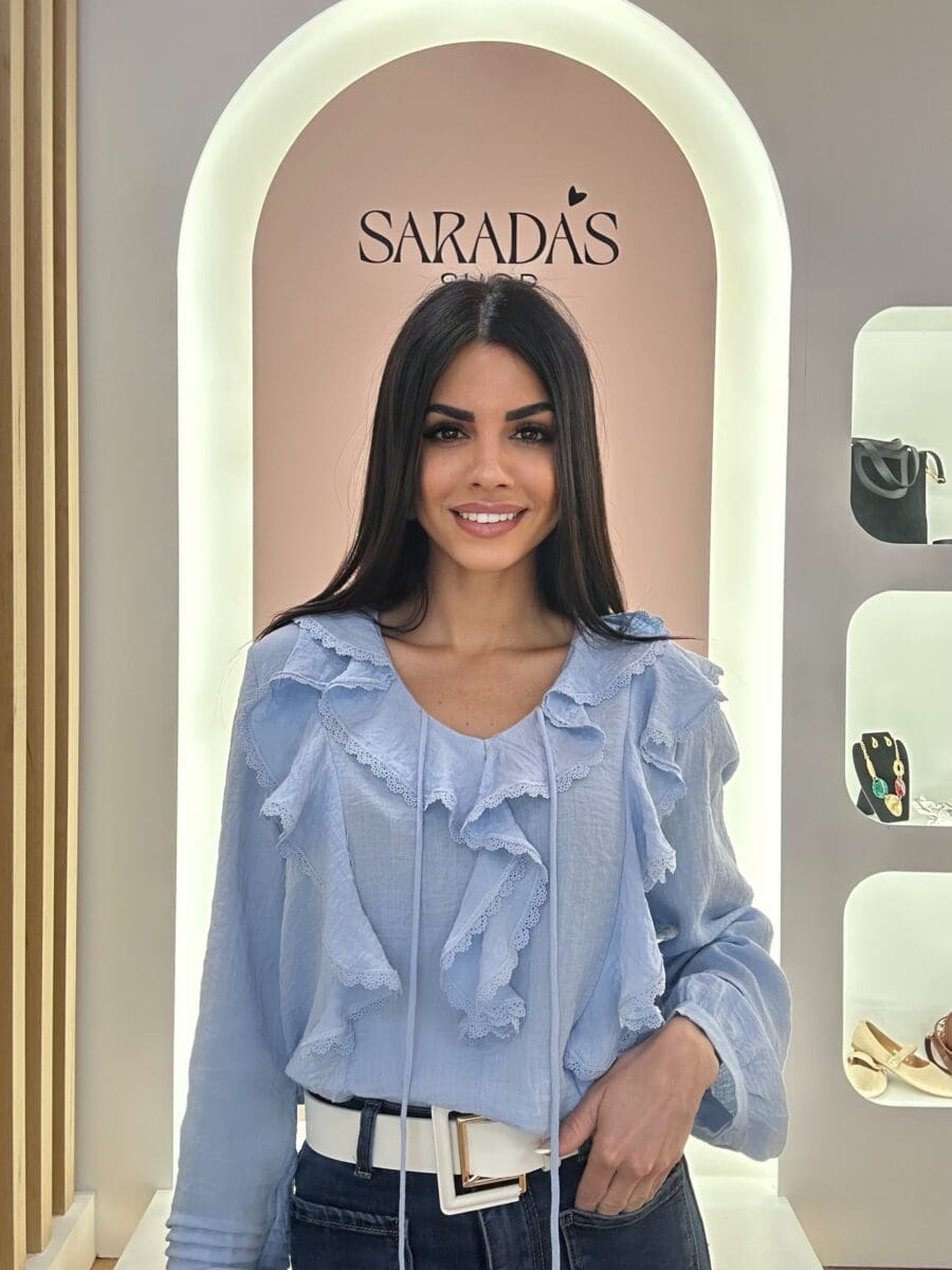 Blusa Viscosa Volantes