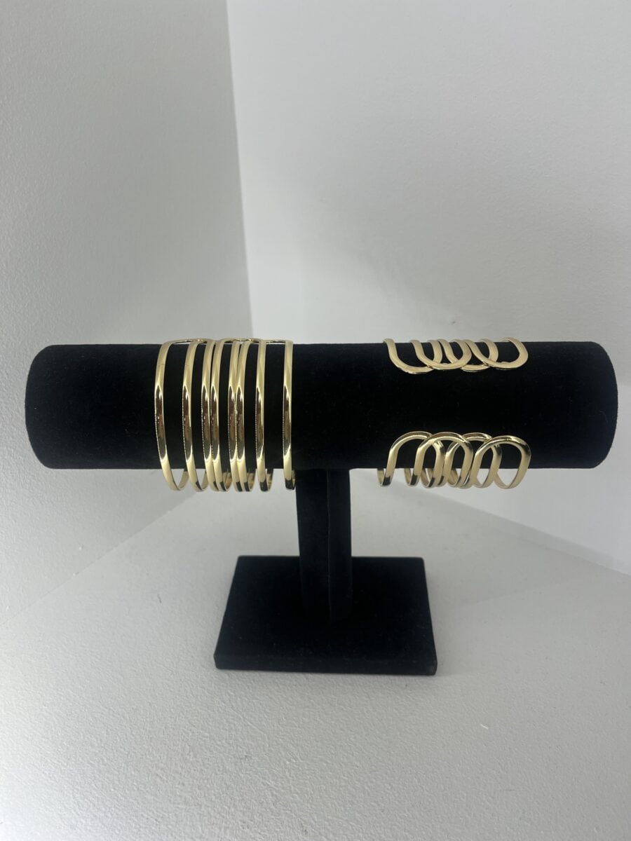 Brazalete Rayas Dorado - Imagen 2