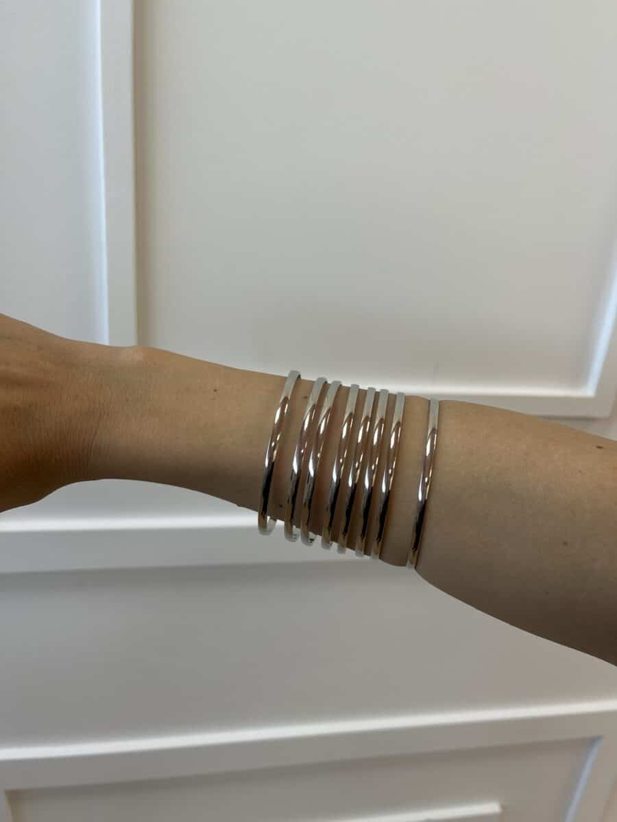 Brazalete Rayas Plateado - Imagen 2