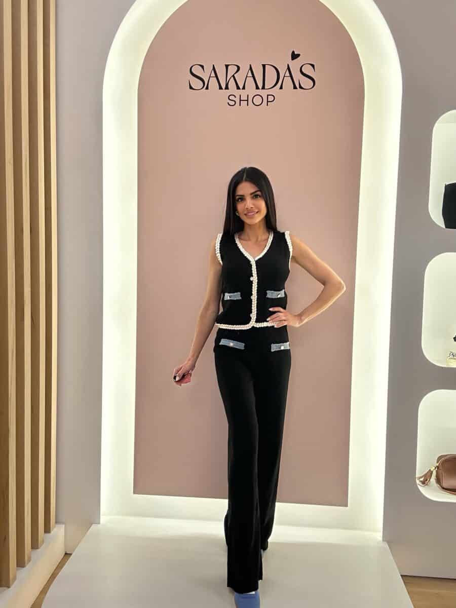 Conjunto Punto Denim Negro - Imagen 4