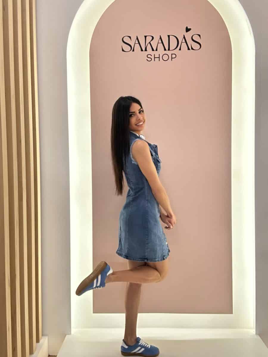 Vestido Denim Desflecado - Imagen 4