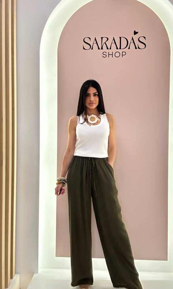 Pantalón Rayón Oliva