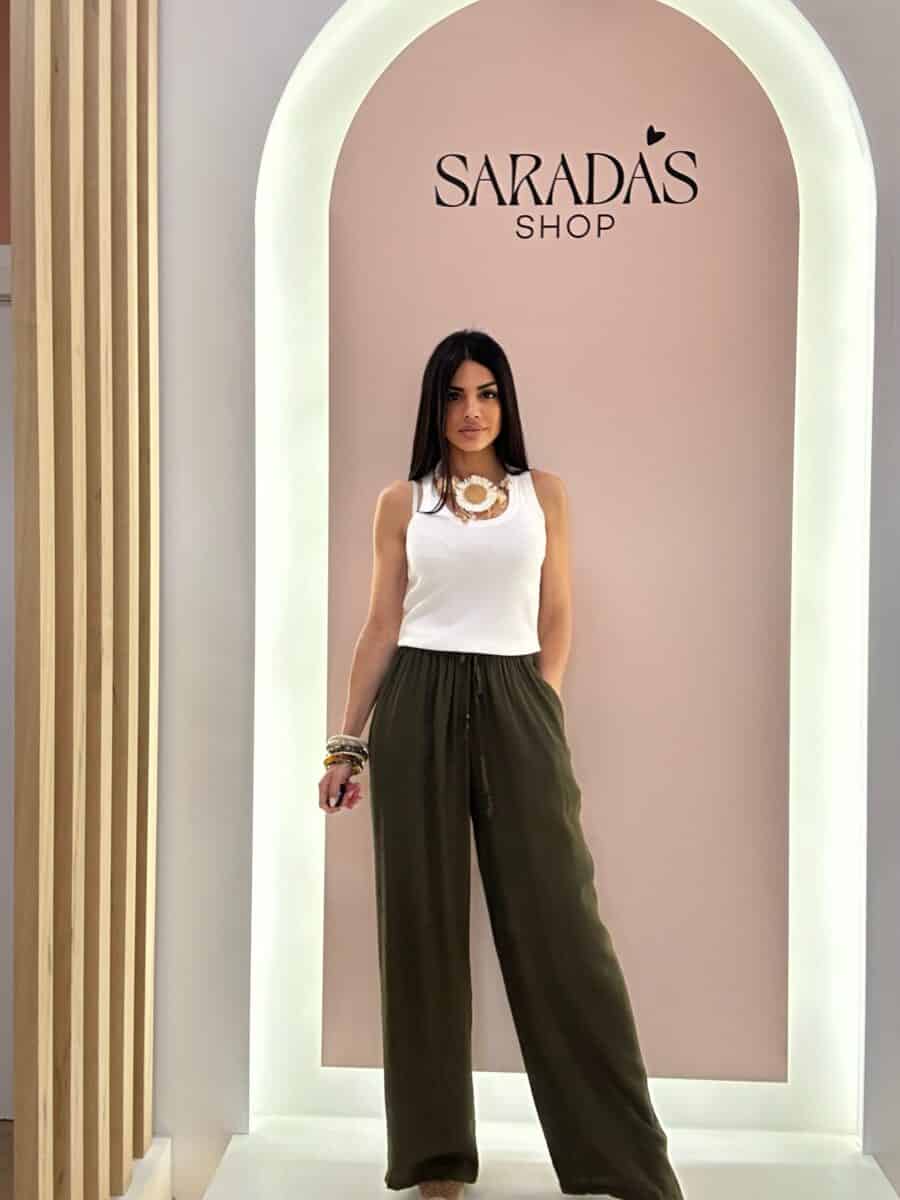 Pantalón Rayón Oliva