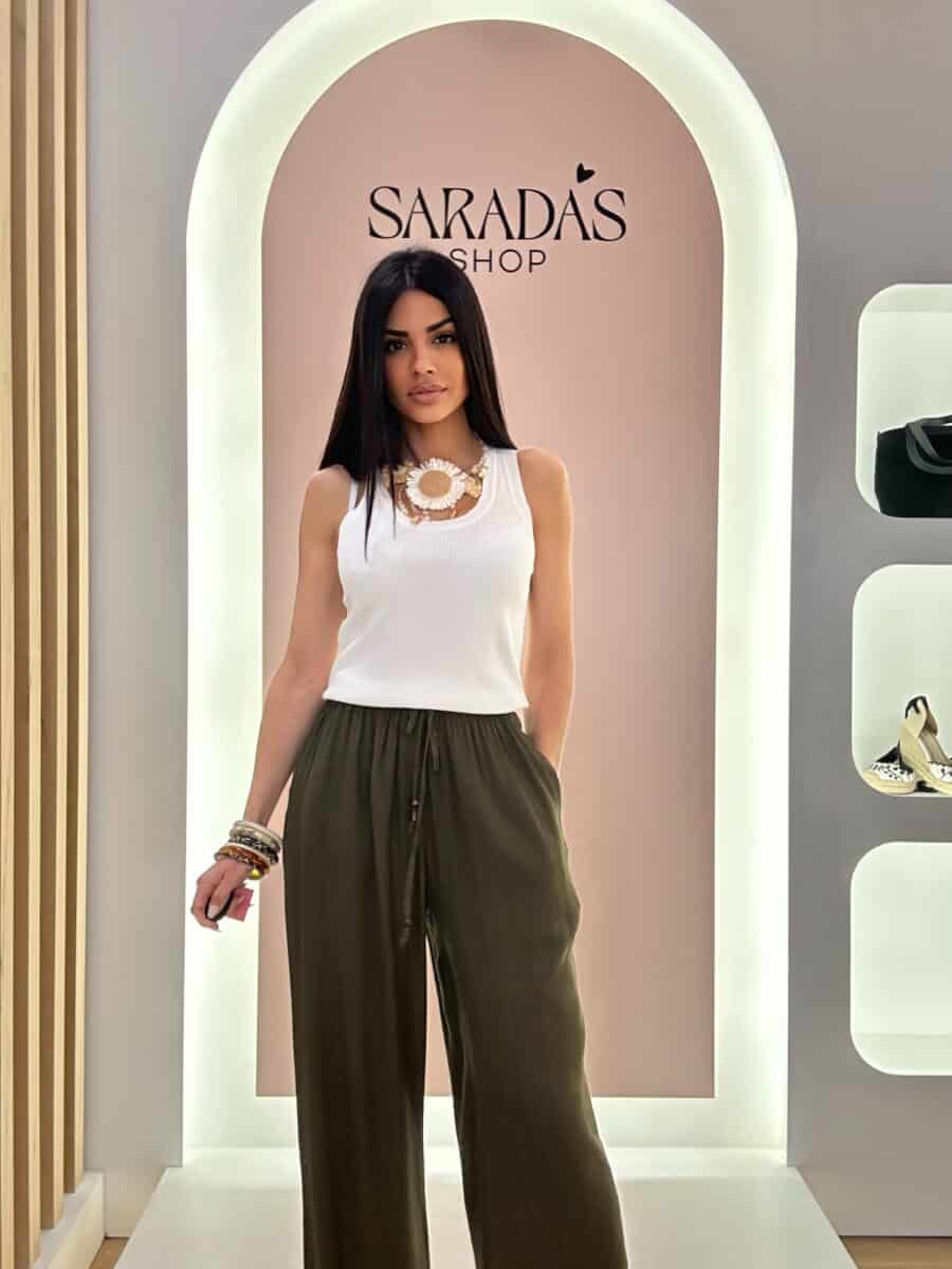 Pantalón Rayón Oliva - Imagen 3