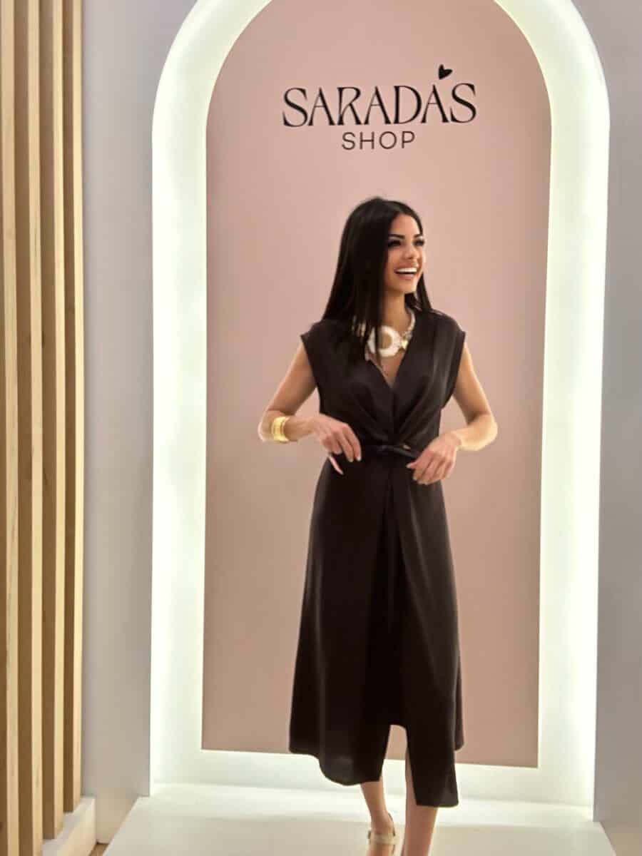 Vestido Nudo Chocolate - Imagen 5