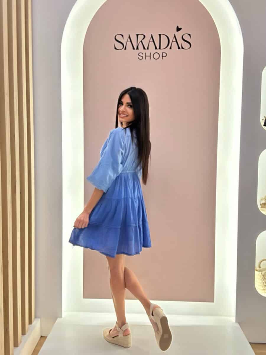 Vestido India Azul - Imagen 3