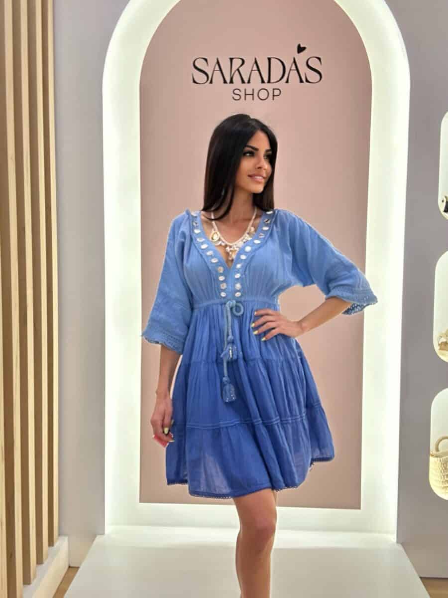 Vestido India Azul - Imagen 4