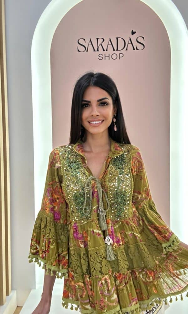 Blusa India Oliva