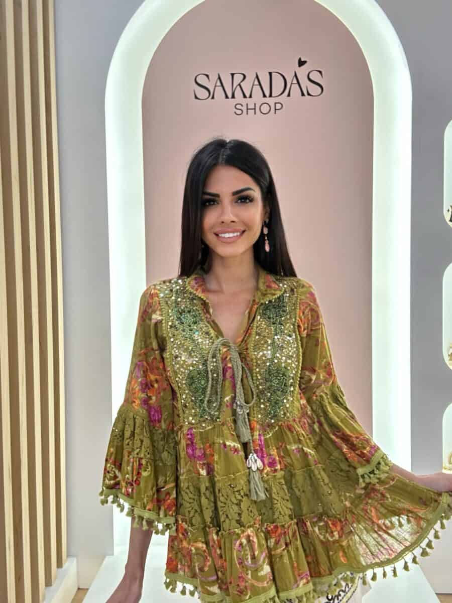 Blusa India Oliva