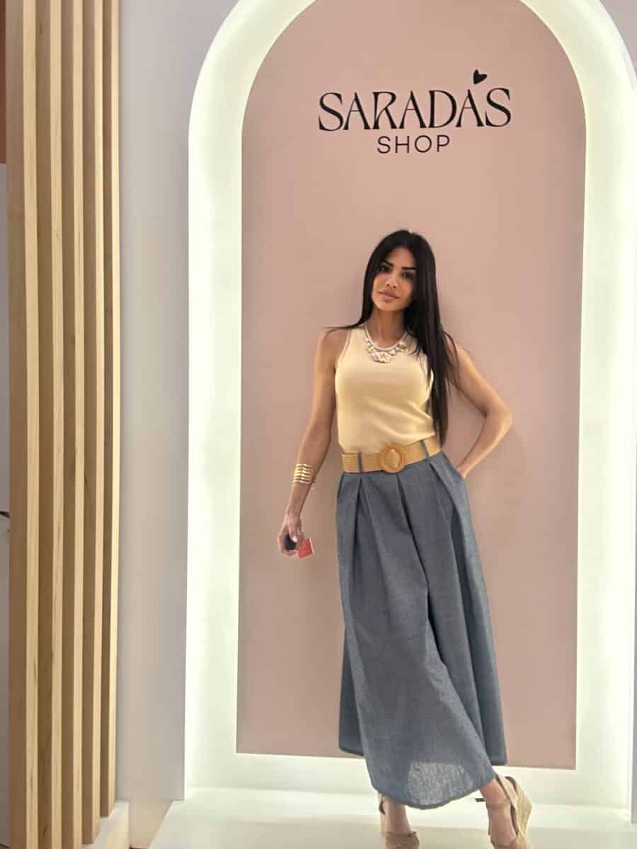 Falda Denim Fluida - Imagen 3