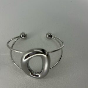 Brazalete Mix Acero Plateado