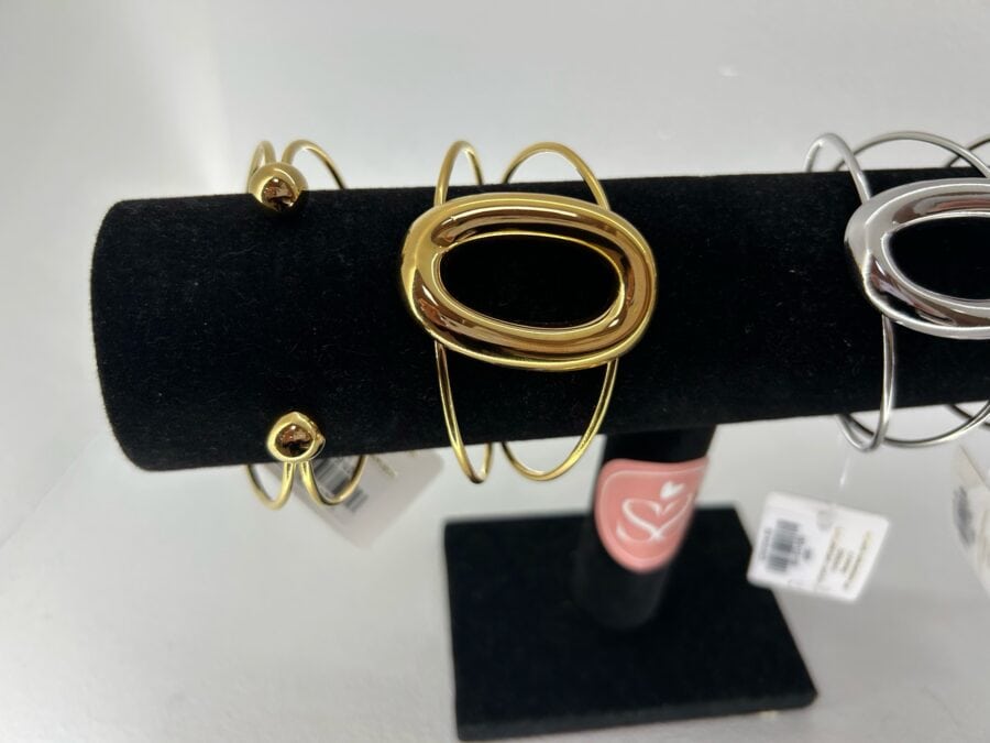 Brazalete Mix Acero Dorado - Imagen 2