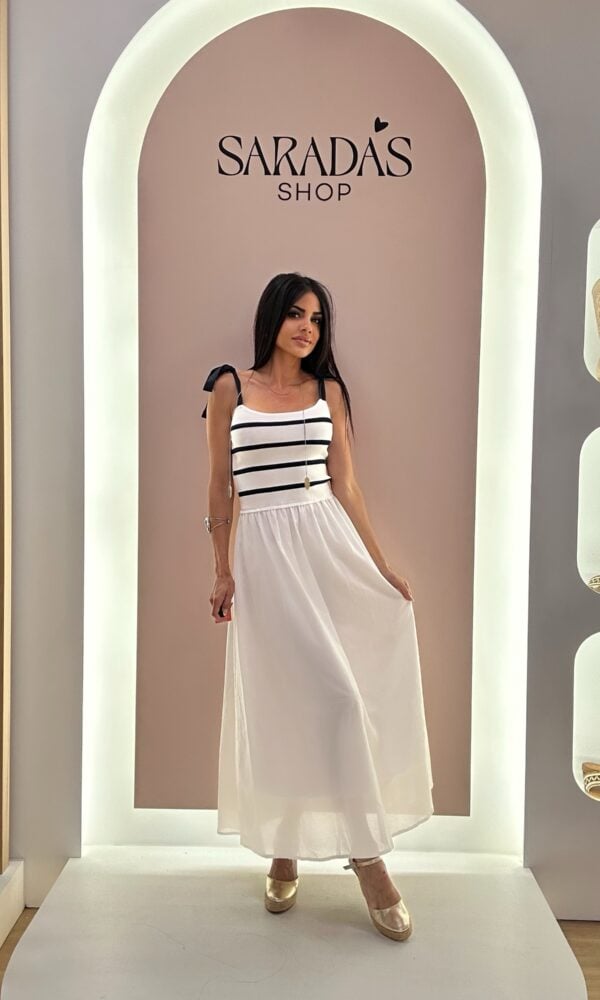 Vestido Combinado Marinero