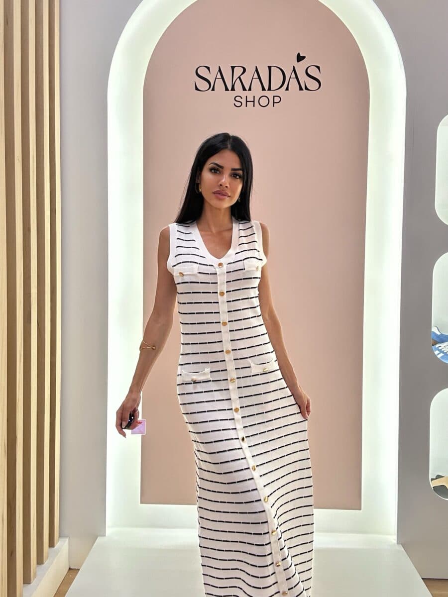 Vestido Punto Rayas - Imagen 2