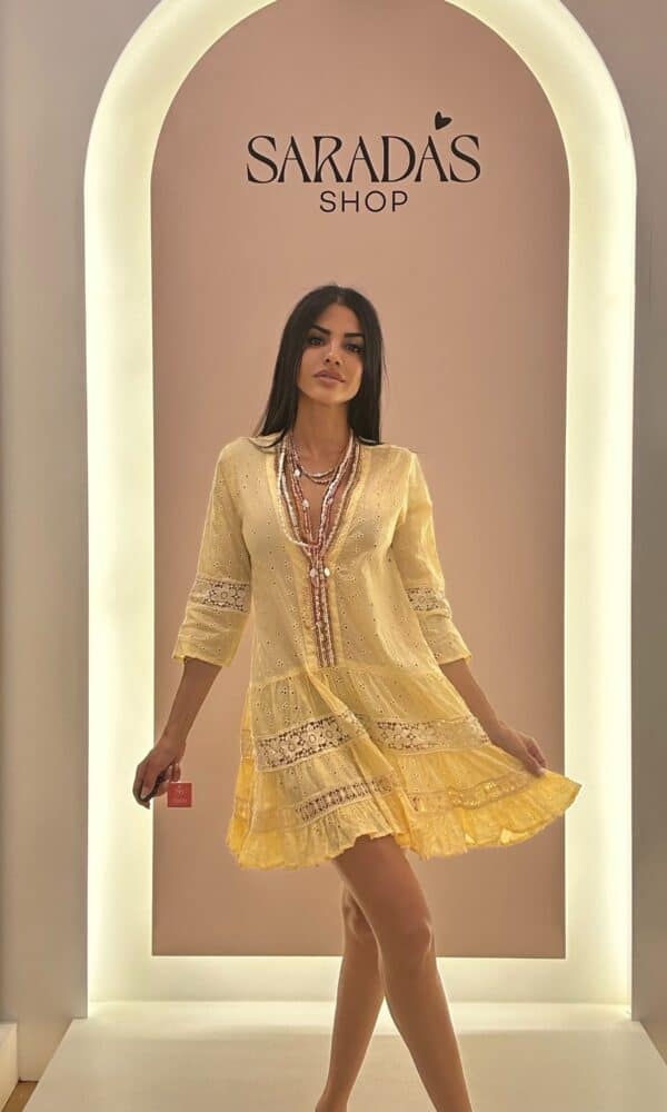 Vestido Boho Chic Amarillo