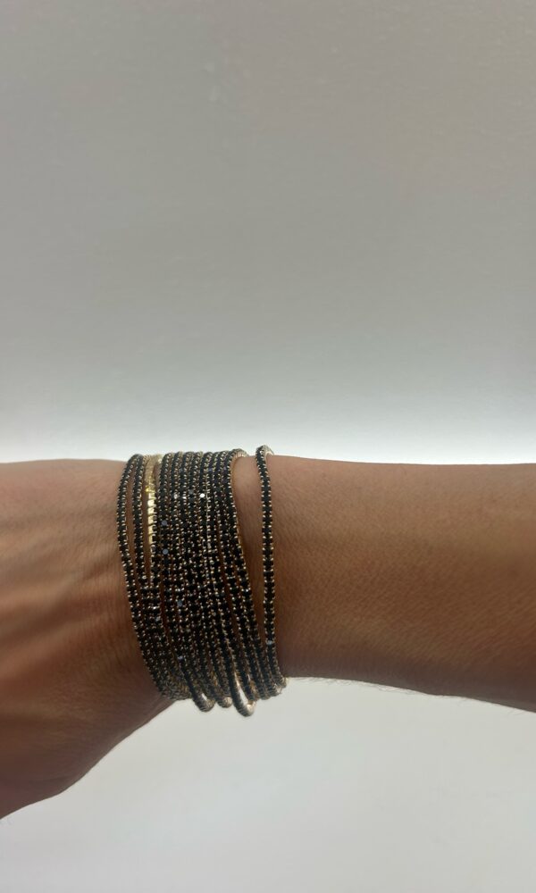 Pulseras Cristal Negro