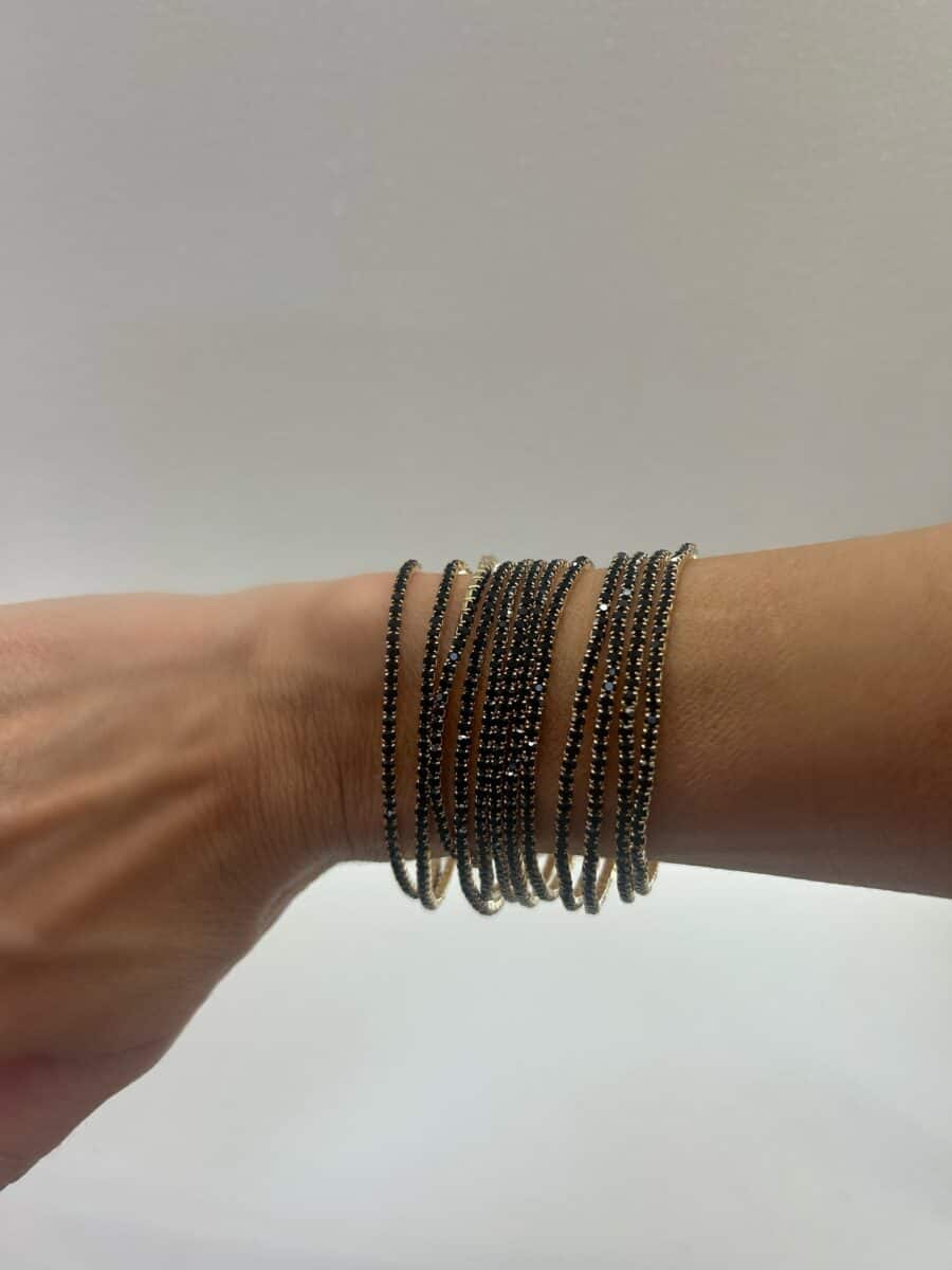 Pulseras Cristal Negro - Imagen 2
