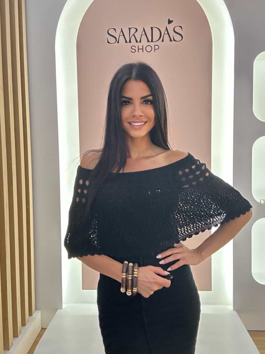 Vestido Crochet Negro - Imagen 5