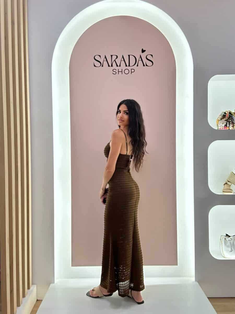 Vestido Ganchillo Chocolate - Imagen 6