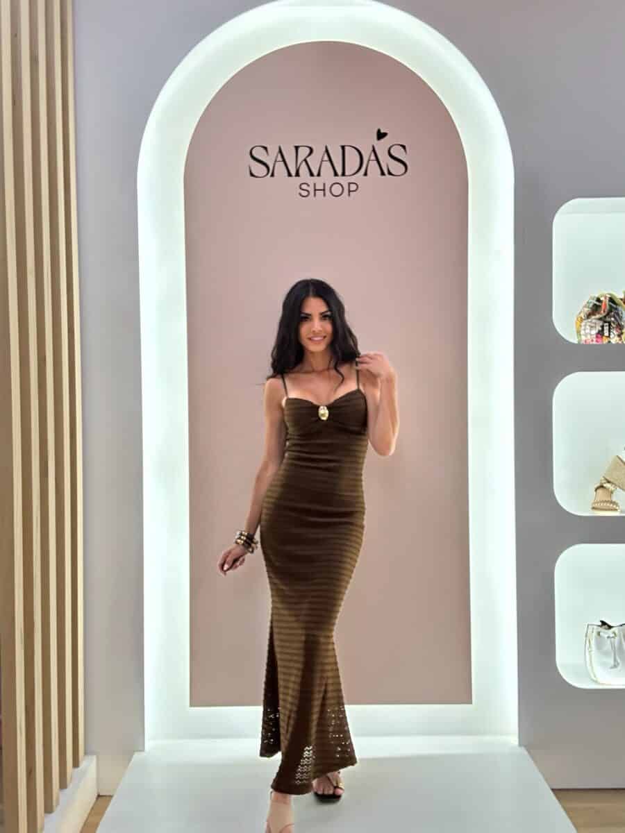 Vestido Ganchillo Chocolate - Imagen 7
