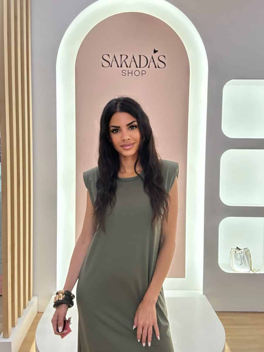 Vestido Algodón Verde - Imagen 2