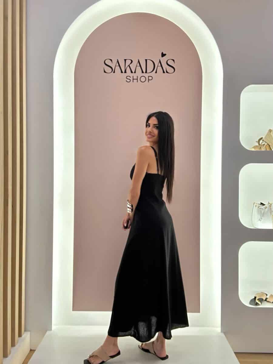 Vestido Rayón Negro - Imagen 3