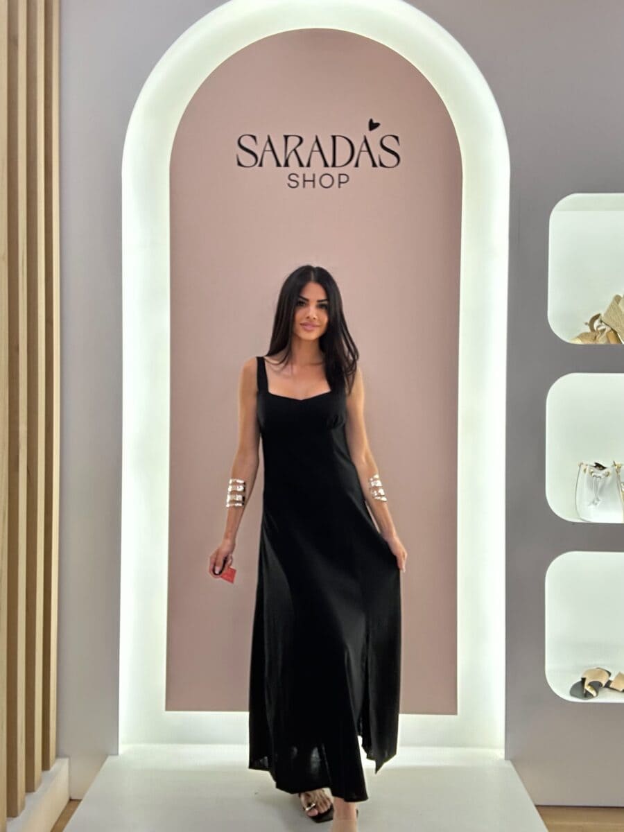 Vestido Rayón Negro