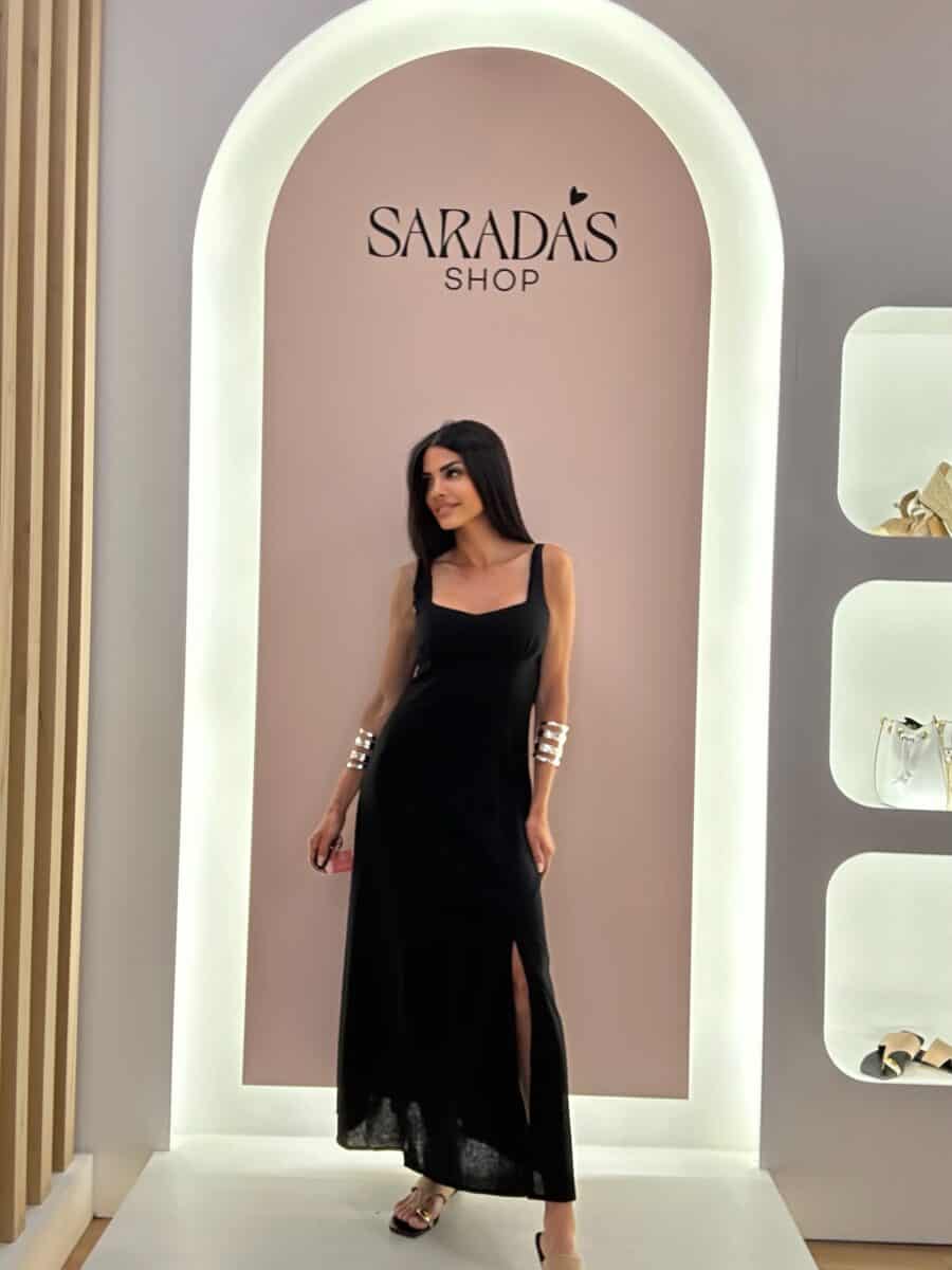 Vestido Rayón Negro - Imagen 4