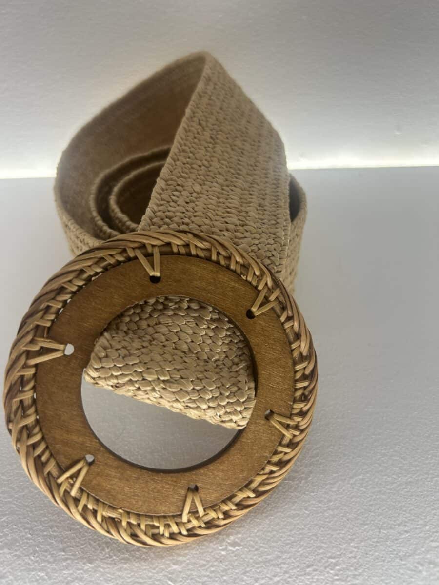 Cinturón Madera Elástico