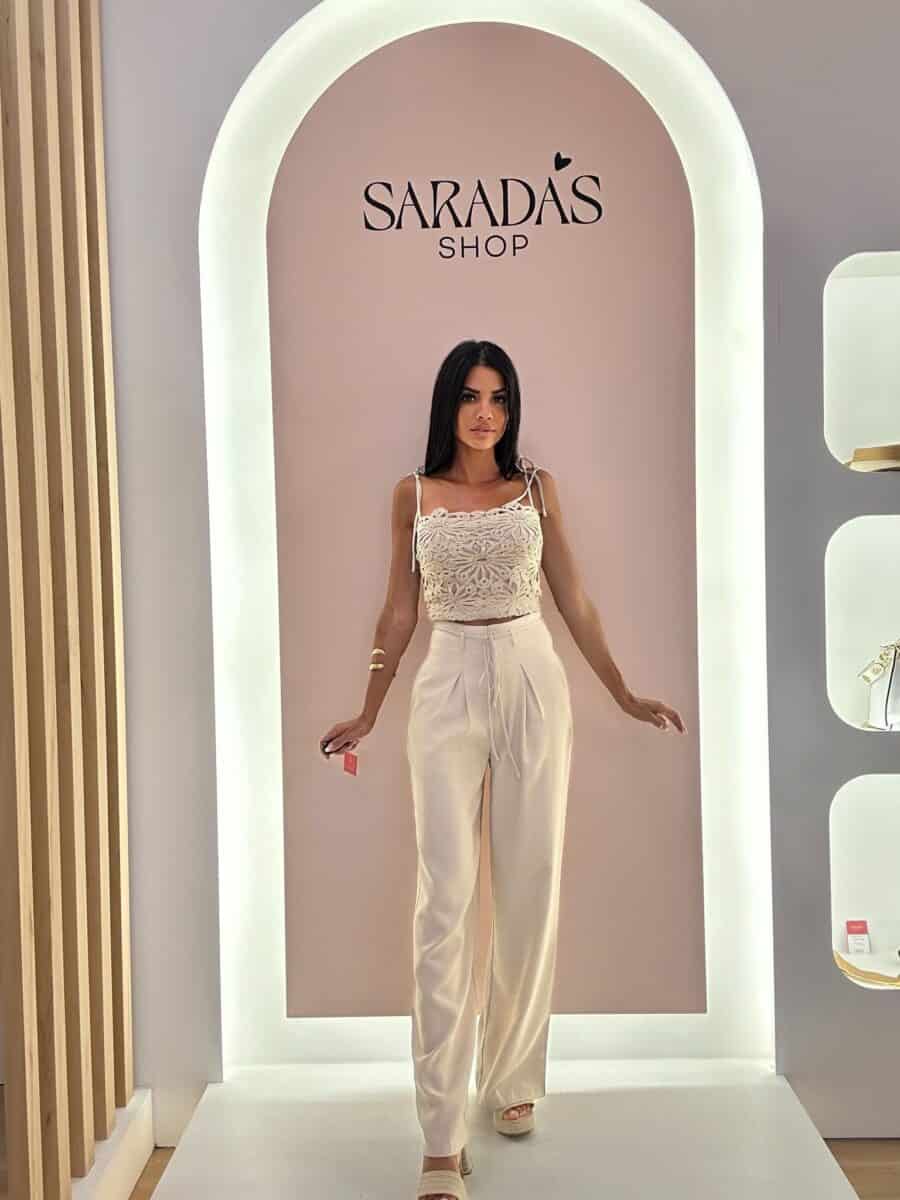 Pantalón Rayon Beige