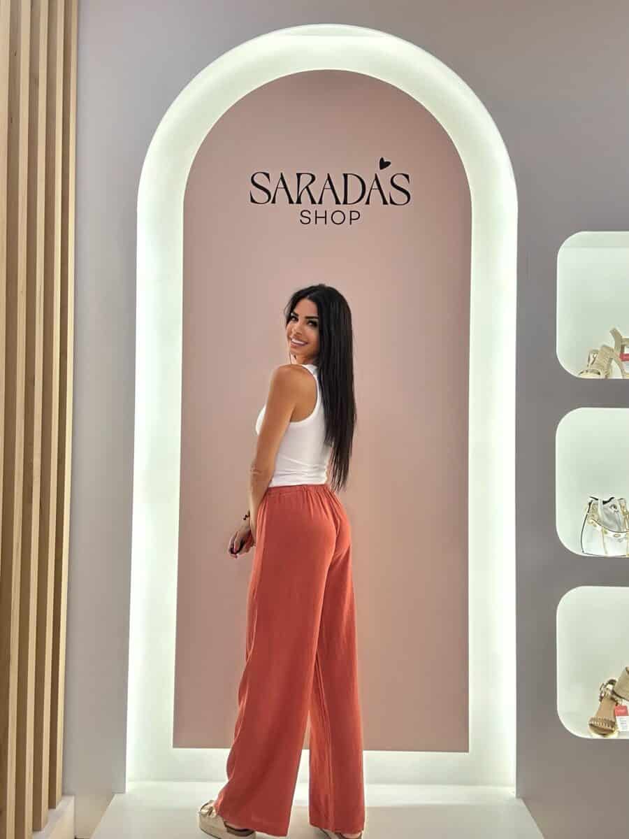 Pantalón Fluido Teja - Imagen 2