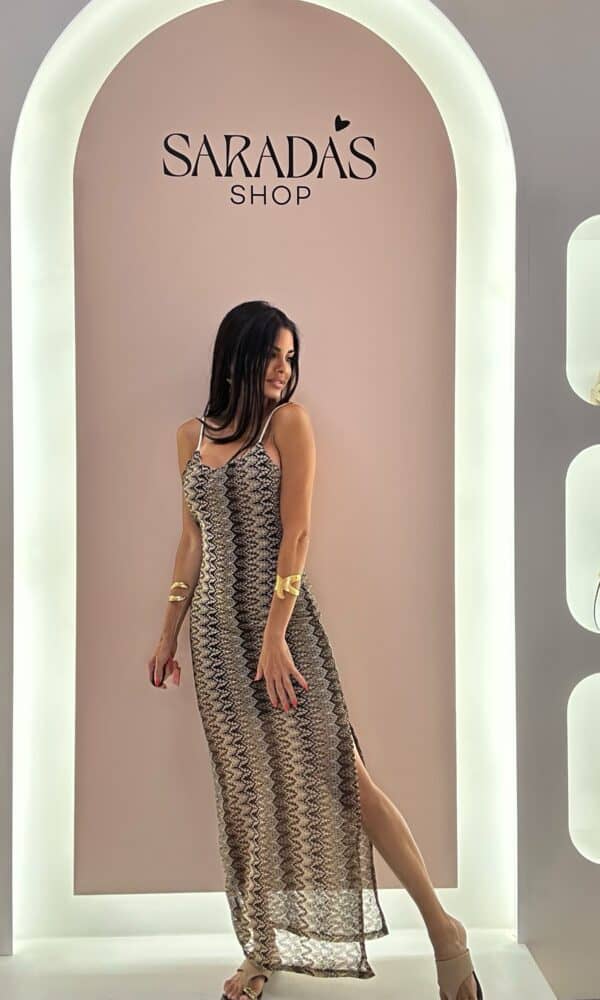 Vestido Crochet Estampado