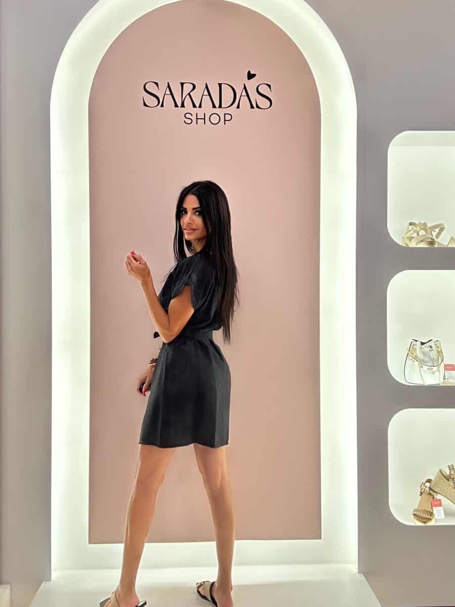 Vestido Corto Petróleo - Imagen 4