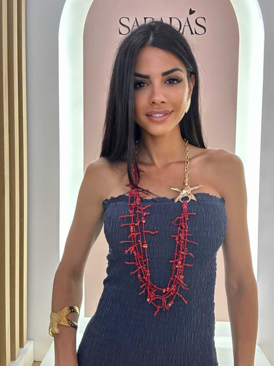 Vestido Viscosa Marino - Imagen 2