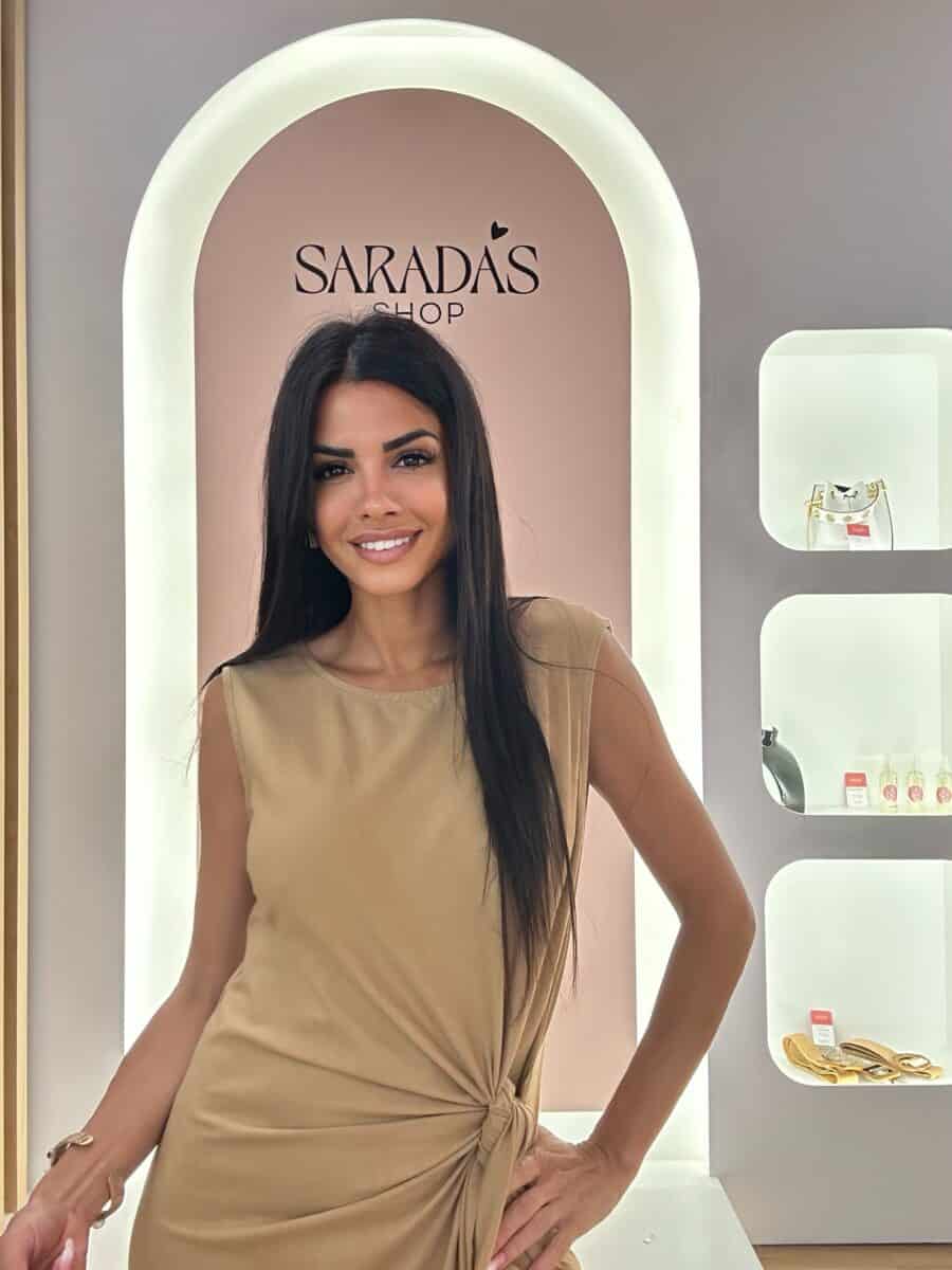 Vestido Algodón Camel - Imagen 3