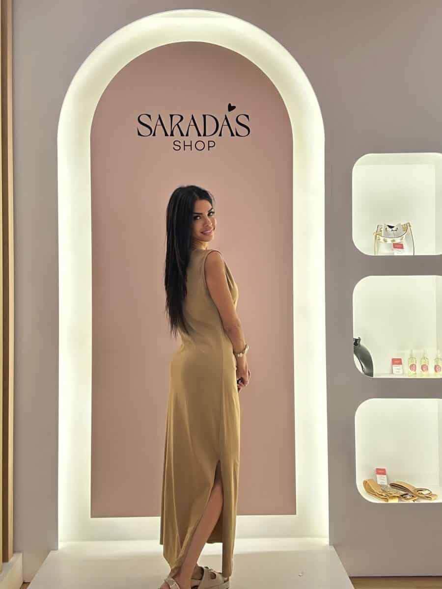 Vestido Algodón Camel - Imagen 5