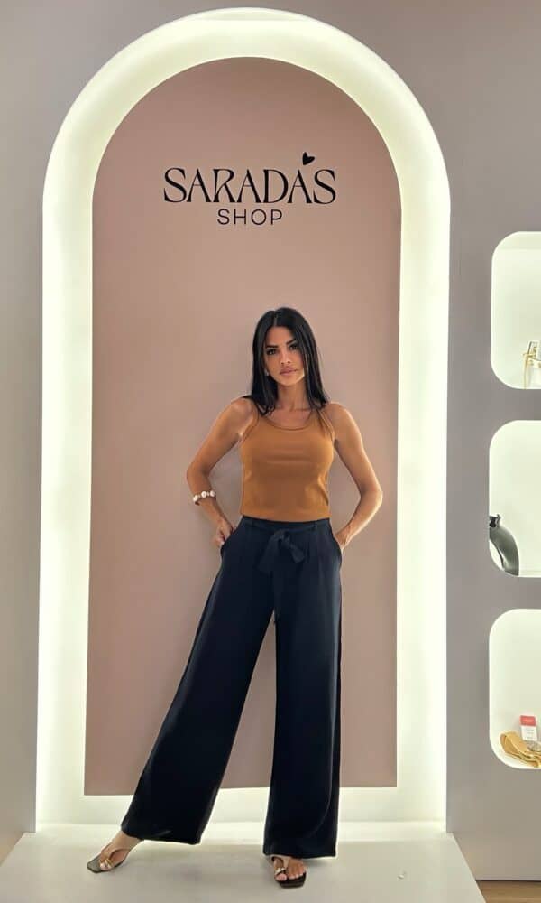 Pantalón Fluido Marino