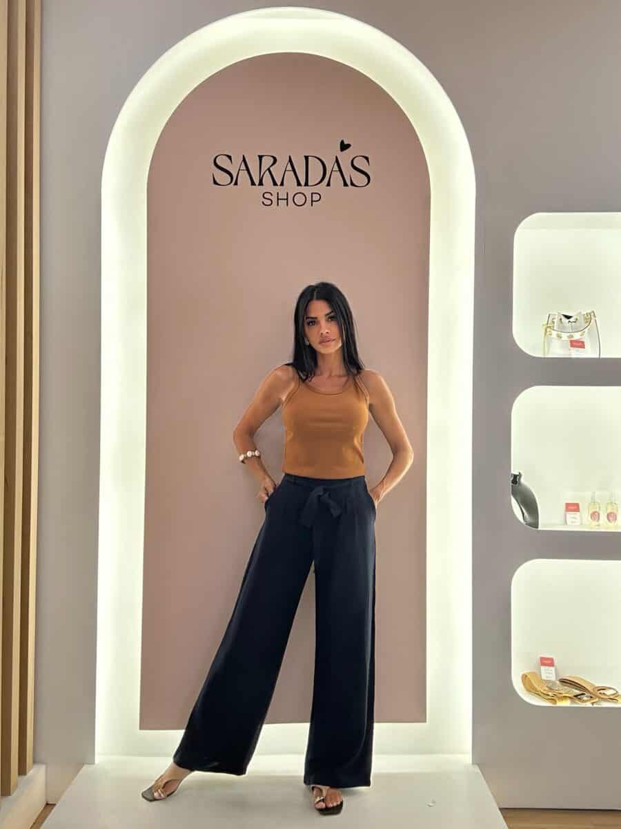 Pantalón Fluido Marino