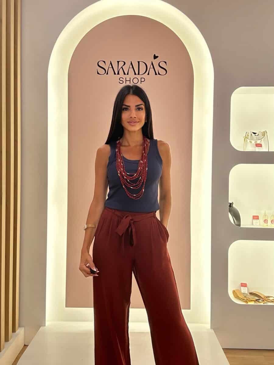 Pantalón Fluido Burdeos