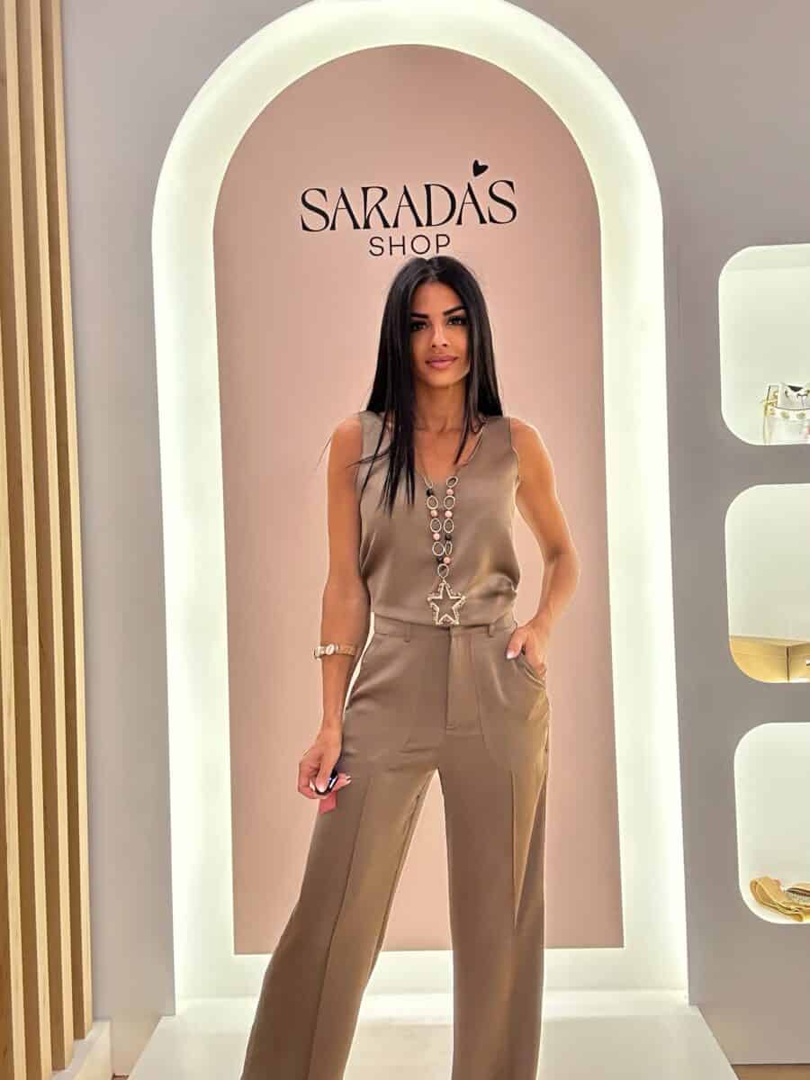 Top Satinado Topo - Imagen 3