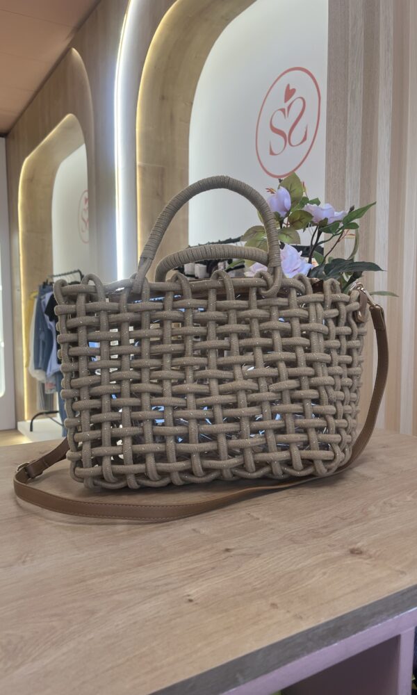 Bolso Shopper Trenzado