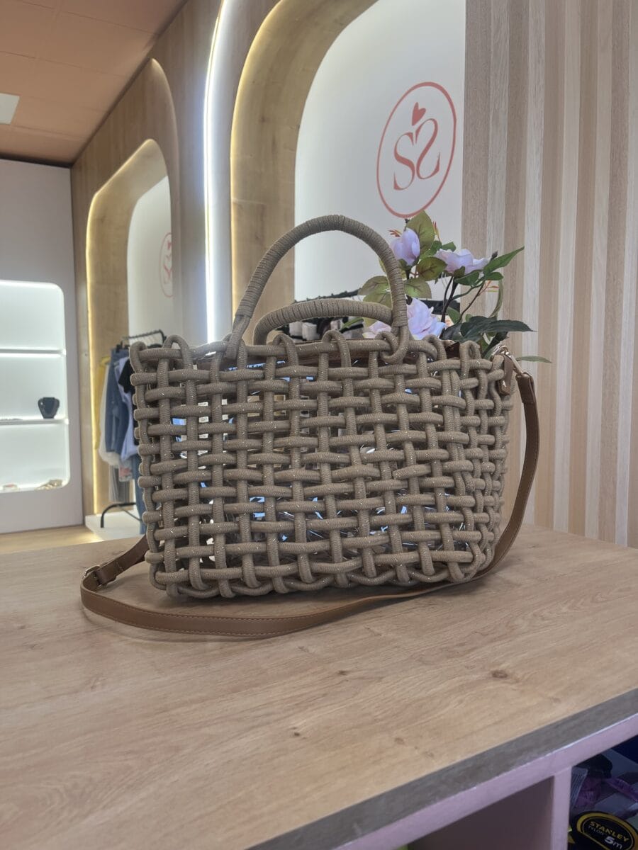 Bolso Shopper Trenzado