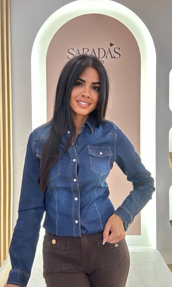 Camisa Denim Oscura
