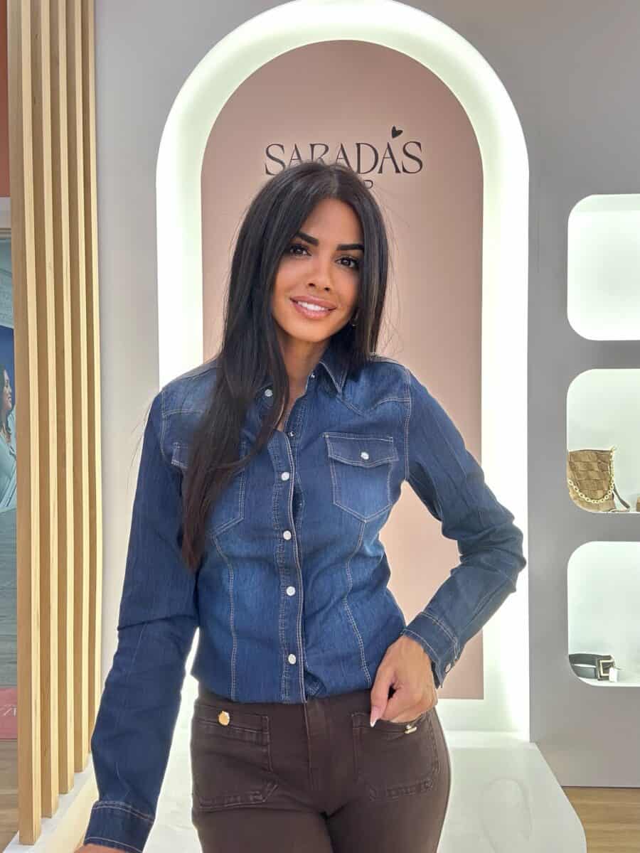 Camisa Denim Oscura