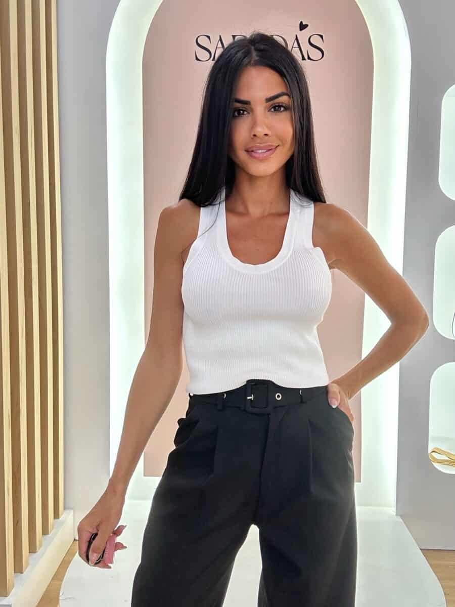 Pantalón Cinturón Negro - Imagen 2